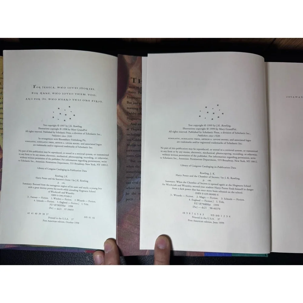 Harry Potter Complete Hardcover Set Books 1-7 Set First Edition (J.K. Rowling)